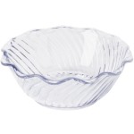 Dinex DXSWC1207 13 oz. Clear Swirl Tulip Bowl - 24/Case Dinex DXSWC1207 13 oz. Clear Swirl Tulip Bowl - 24/Case