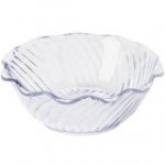 Dinex DXSWC1207 13 oz. Clear Swirl Tulip Bowl - 24/Case Dinex DXSWC1207 13 oz. Clear Swirl Tulip Bowl - 24/Case