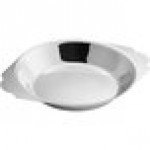 Choice 10 oz. Stainless Steel Round Au Gratin Dish