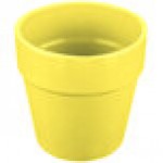TableCraft CW1445Y 2 Qt. Yellow Cast Aluminum Round Condiment Bowl