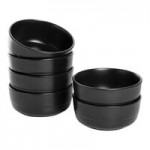 10 Strawberry Street Double Line 36 oz. Round Matte Black Stoneware Dinner Bowl - 2/Case 10 Strawberry Street Double Line 36 oz. Round Matte Black Stoneware Dinner Bowl - 2/Case