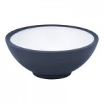 Dalebrook Mineral from Global Tableware Collective 48 oz. Noir Crackle Melamine Bowl - 10/Case