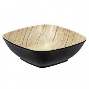 Bon Chef Natura 32 oz. Square Melamine Serving Bowl Bon Chef Natura 32 oz. Square Melamine Serving Bowl