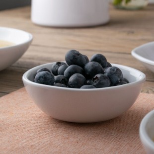American Metalcraft CBL4CL Crave 4.5 oz. Cloud Melamine Fruit Bowl