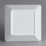 Acopa Rittenhouse 50 oz. Square White Melamine Bowl - 12/Case