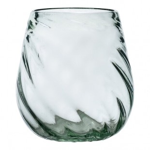 10 Strawberry Street Optic Swirl 16 oz. Stemless Wine Glass - 6/Case
