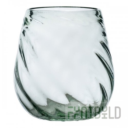 10 Strawberry Street Optic Swirl 16 oz. Stemless Wine Glass - 6/Case