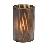 Hollowick 45017BR Mocha Glass Cylinder Lamp Hollowick 45017BR Mocha Glass Cylinder Lamp