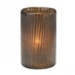Hollowick 45017BR Mocha Glass Cylinder Lamp Hollowick 45017BR Mocha Glass Cylinder Lamp