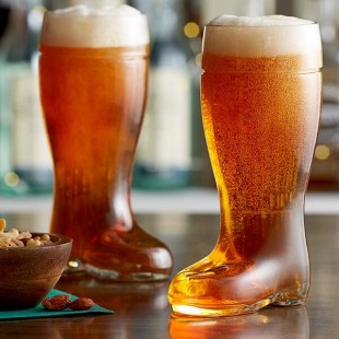 Stolzle Bierstiefel from Global Tableware Collective 17.5 oz. Beer Boot Glass - 6/Case