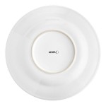 Acopa 16 oz. Bright White Wide Rim Rolled Edge Rim Stoneware Soup and Pasta Bowl - 12/Case