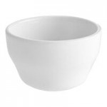 Acopa 16 oz. Bright White Wide Rim Rolled Edge Rim Stoneware Soup and Pasta Bowl - 12/Case