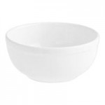 Acopa 16 oz. Bright White Wide Rim Rolled Edge Rim Stoneware Soup and Pasta Bowl - 12/Case