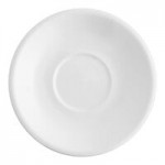Acopa 16 oz. Bright White Wide Rim Rolled Edge Rim Stoneware Soup and Pasta Bowl - 12/Case