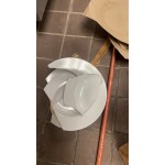 Acopa 16 oz. Bright White Wide Rim Rolled Edge Rim Stoneware Soup and Pasta Bowl - 12/Case