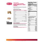Rich's Jacqueline 1.5 oz. Vegan Oatmeal Raisin Cookie Dough - 210/Case