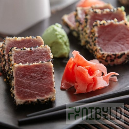 20 lb. Pail Pink Pickled Sushi Ginger Slices