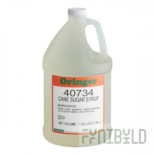 Oringer Cane Sugar Syrup 1 Gallon - 4/Case
