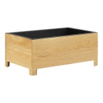 Cal-Mil Sydney Full Size Oak Chafer with Lid 23143-21