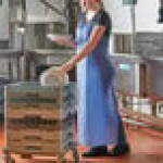 San Jamar 614DVA-BL Blue 8 Mil Vinyl Dishwasher Apron - 43 San Jamar 614DVA-BL Blue 8 Mil Vinyl Dishwasher Apron - 43