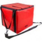 Sterno 72610 Red Small Stadium Insulated Food Carrier, 15 1/2