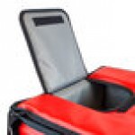 Sterno 72610 Red Small Stadium Insulated Food Carrier, 15 1/2