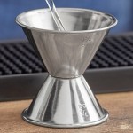 Acopa 0.75 oz. & 1.25 oz. Stainless Steel Classic Jigger