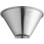 Acopa 0.75 oz. & 1.25 oz. Stainless Steel Classic Jigger