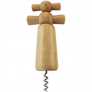 Franmara Beechwood Bistro Continuous-Pull Customizable Corkscrew 3015