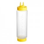 Vollrath Traex® 24 oz. Clear FIFO Squeeze Dispenser with Brown Single Tip Cap and Base Cap Vollrath Traex® 24 oz. Clear FIFO Squeeze Dispenser with Brown Single Tip Cap and Base Cap