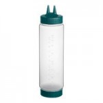Vollrath Traex® 24 oz. Clear FIFO Squeeze Dispenser with Brown Single Tip Cap and Base Cap Vollrath Traex® 24 oz. Clear FIFO Squeeze Dispenser with Brown Single Tip Cap and Base Cap