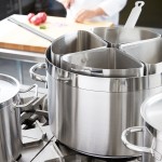Vollrath 3159 Centurion 7 1/2 Qt. Pasta Insert Set for 3208 Sauce Pot - 4/Set