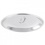 Bon Chef 60032TAUPE Cucina 9 Qt. Taupe Stainless Steel Induction Brazier Pot with Lid