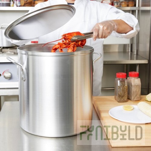 Vollrath 68270 Wear-Ever 40 Qt. Boiler / Fryer Set