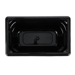 Vollrath 9046420 Super Pan® 1/4 Size Black High Heat Plastic Food Pan - 6