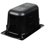 Vollrath 9046420 Super Pan® 1/4 Size Black High Heat Plastic Food Pan - 6