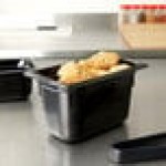 Vollrath 9046420 Super Pan® 1/4 Size Black High Heat Plastic Food Pan - 6