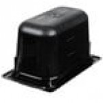Vollrath 9046420 Super Pan® 1/4 Size Black High Heat Plastic Food Pan - 6