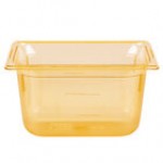 Vollrath 9046420 Super Pan® 1/4 Size Black High Heat Plastic Food Pan - 6