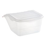 Araven 09145 ColorClip 4 Gallon / 64 Cup Polypropylene Light-Duty Shelf Ingredient Bin