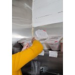 Araven 09145 ColorClip 4 Gallon / 64 Cup Polypropylene Light-Duty Shelf Ingredient Bin
