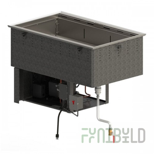 Vollrath FC-4CP-04120-FA Four Pan Forced Air Drop-In Cold Food Well - 120V