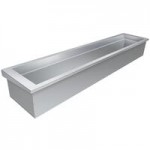 Hatco IWB-S1SLANT One Pan Slanted Ice Cooled Slim Drop-In Cold Food Well Hatco IWB-S1SLANT One Pan Slanted Ice Cooled Slim Drop-In Cold Food Well