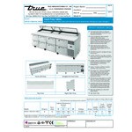 True TPP-AT-119D-8-HC~SPEC3 Spec Series 119 1/4 True TPP-AT-119D-8-HC~SPEC3 Spec Series 119 1/4
