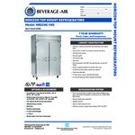 Beverage-Air HRS2HC-1HS Horizon Series 52