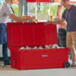 CaterGator CG200RDW Red 210 Qt. Mobile Rotomolded Outdoor Cooler / Ice Chest CaterGator CG200RDW Red 210 Qt. Mobile Rotomolded Outdoor Cooler / Ice Chest