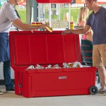 CaterGator CG200RDW Red 210 Qt. Mobile Rotomolded Outdoor Cooler / Ice Chest CaterGator CG200RDW Red 210 Qt. Mobile Rotomolded Outdoor Cooler / Ice Chest