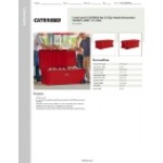 CaterGator CG200RDW Red 210 Qt. Mobile Rotomolded Outdoor Cooler / Ice Chest CaterGator CG200RDW Red 210 Qt. Mobile Rotomolded Outdoor Cooler / Ice Chest