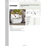CaterGator CG100WHW White 110 Qt. Mobile Rotomolded Outdoor Cooler / Ice Chest