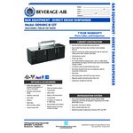 Beverage-Air DD94HC-B-12T 12 Tap Kegerator Beer Dispenser - Black, (5) 1/2 Keg Capacity